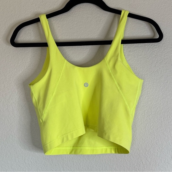 Lululemon Align cropped tank neon EUC - Picture 4 of 5